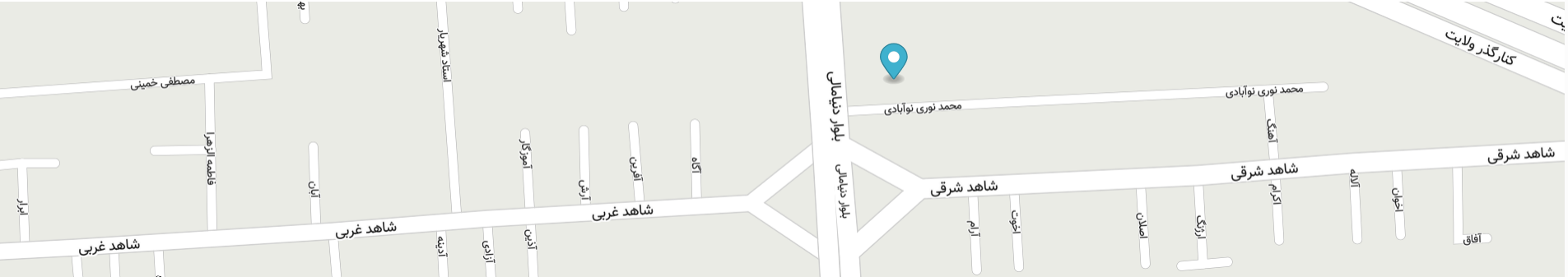 لوکیشن کلینیک دکتر ونوس حسین زاده